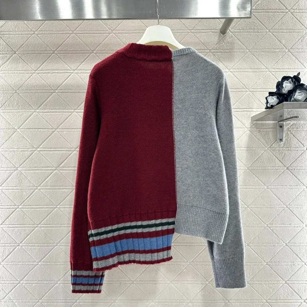 Vivienne Westwood 2025 New Arrival Saturn Patchwork Knit Sweater - Picture 6 of 8